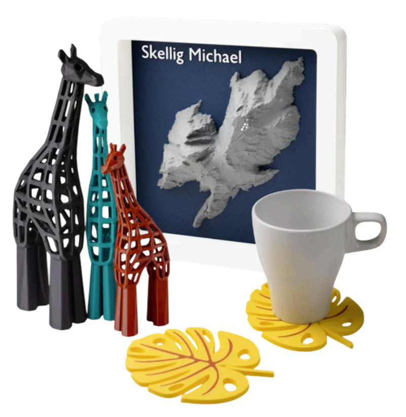 3D printed products